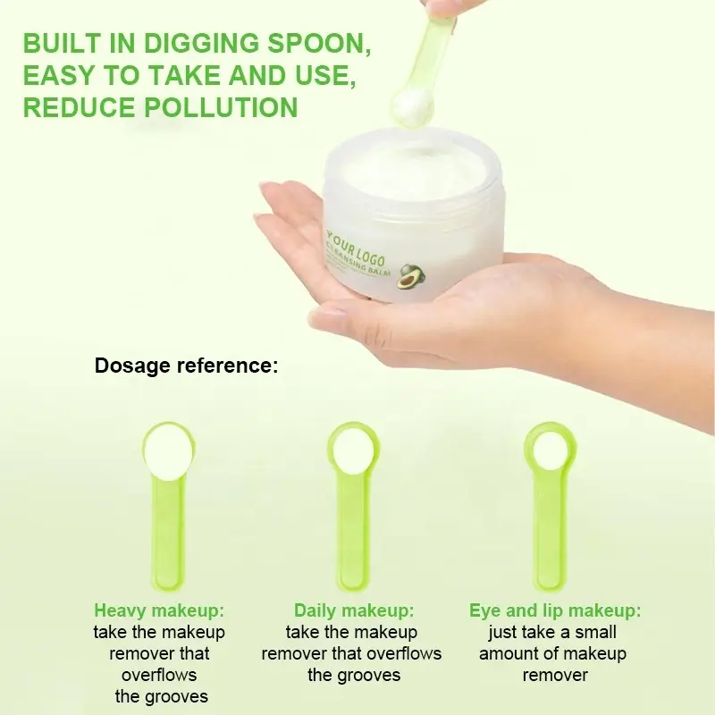 private label makeup remover cream with fruit extracts gentle makeup cleansing balm (copy)